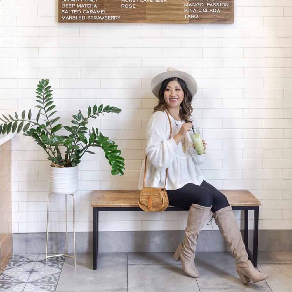 VICI: Roast Marshmallows Thermal Peplum Top - Picture 2 of 3